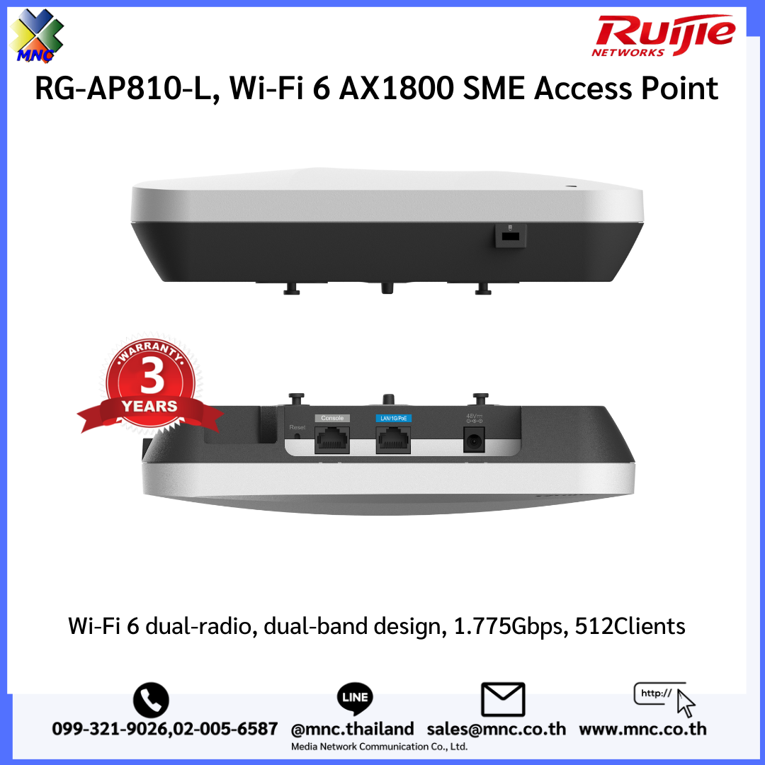 RG-AP810-L, Wi-Fi 6 AX1800